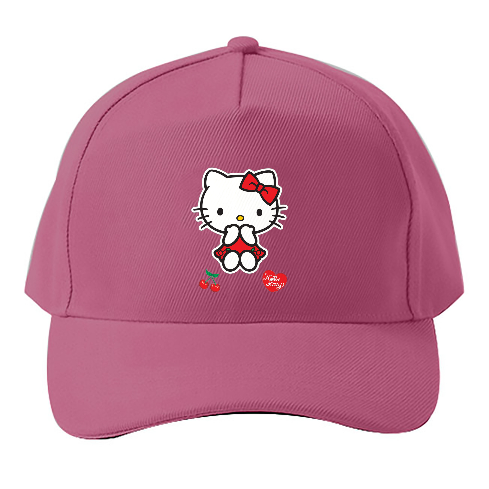 （画像用） Hello Kitty ハローキティ ベースボールキャップ 綿100％ 男女兼用 帽子 スポーツ